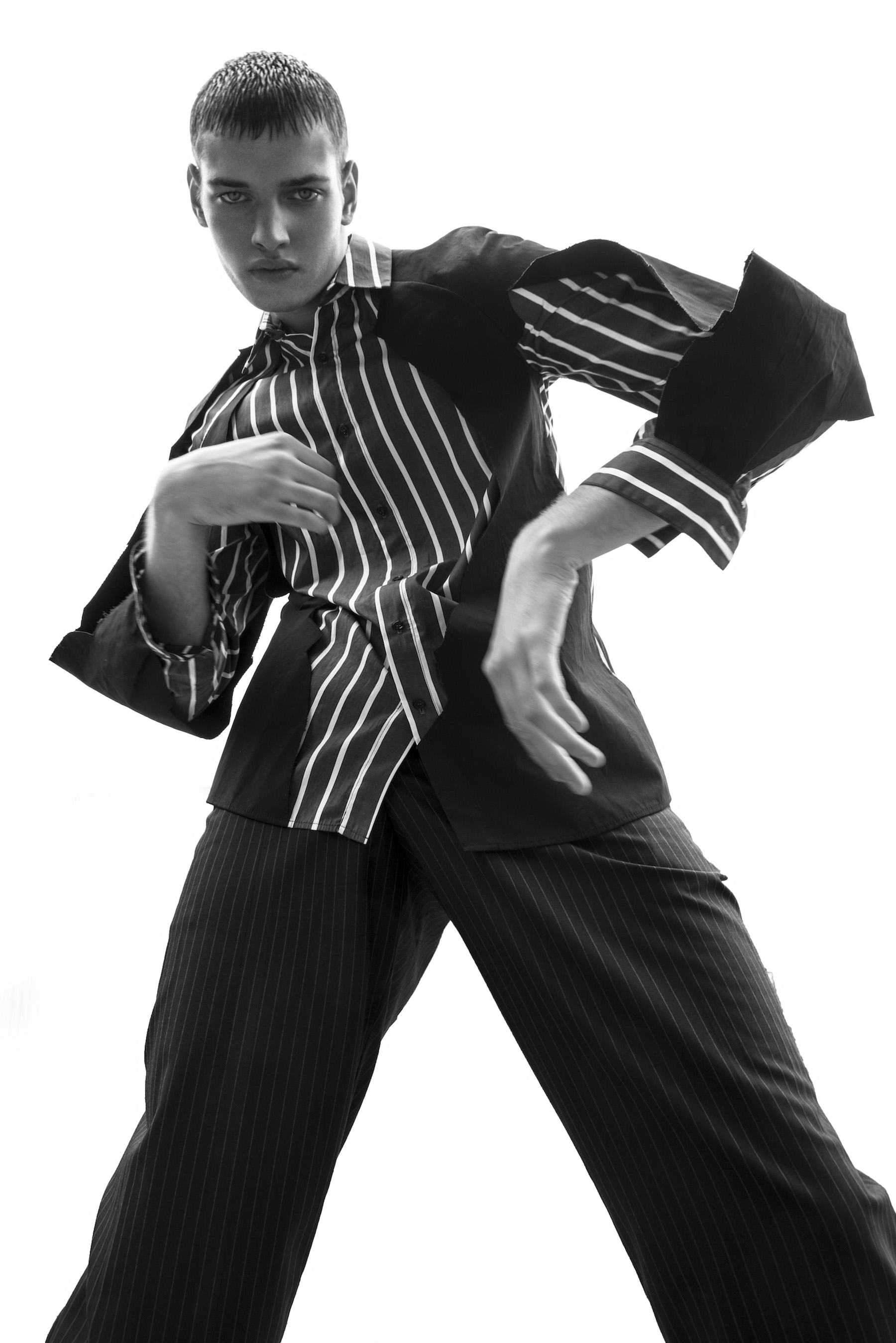 Line up, Line up fashion editorial - shirt