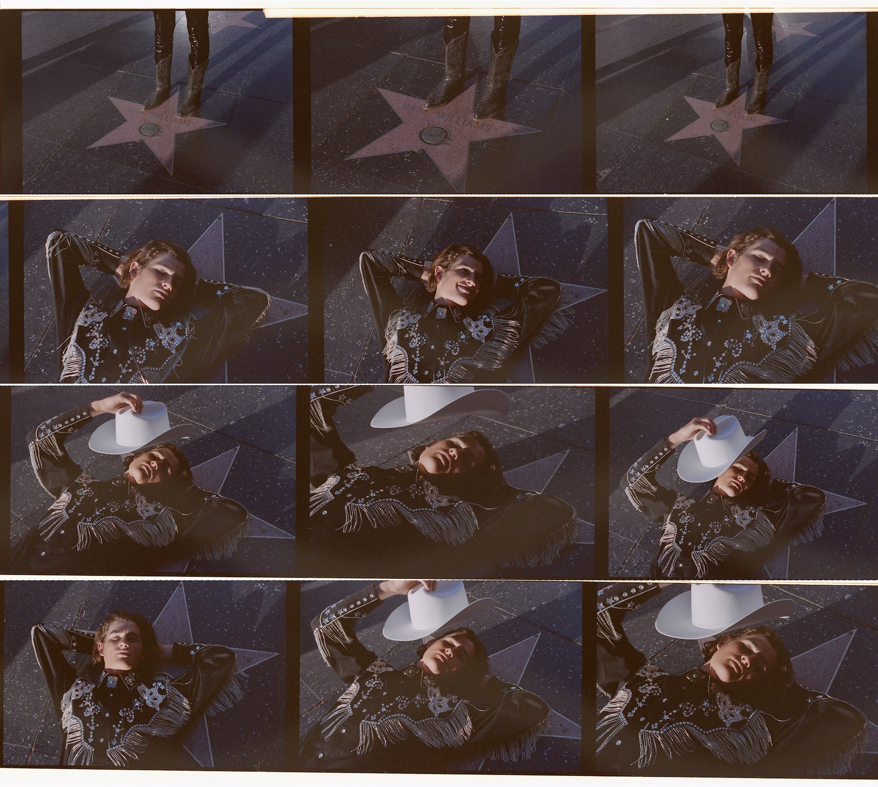 Midnight Cowboy fashion editorial - hollywood star