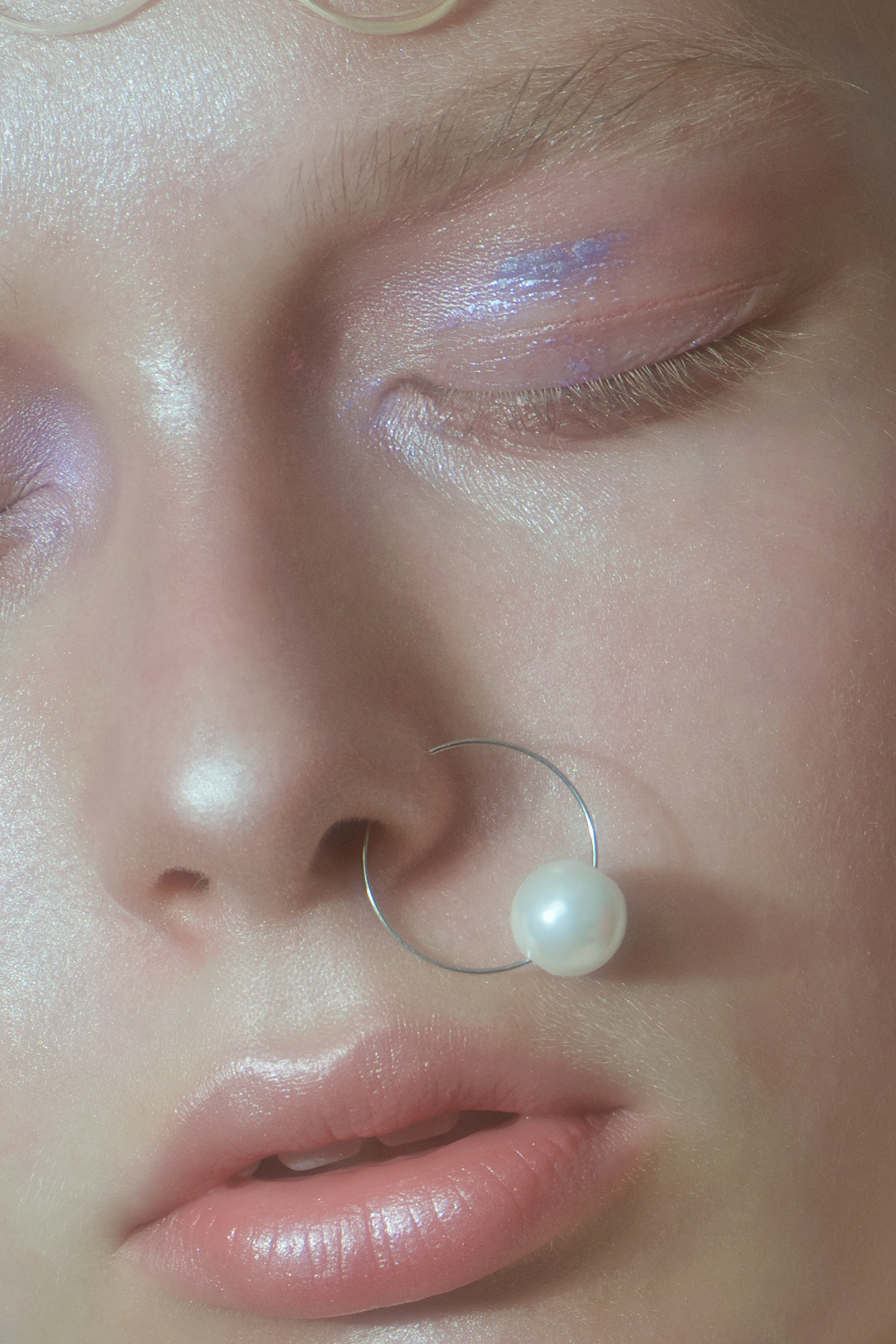 Mermaid beauty editorial - pearl