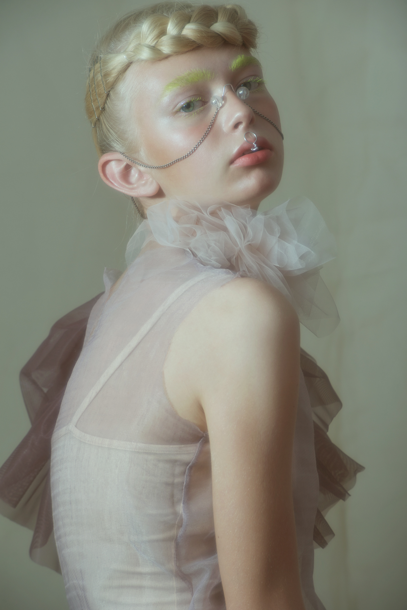 Mermaid beauty editorial - nose ring