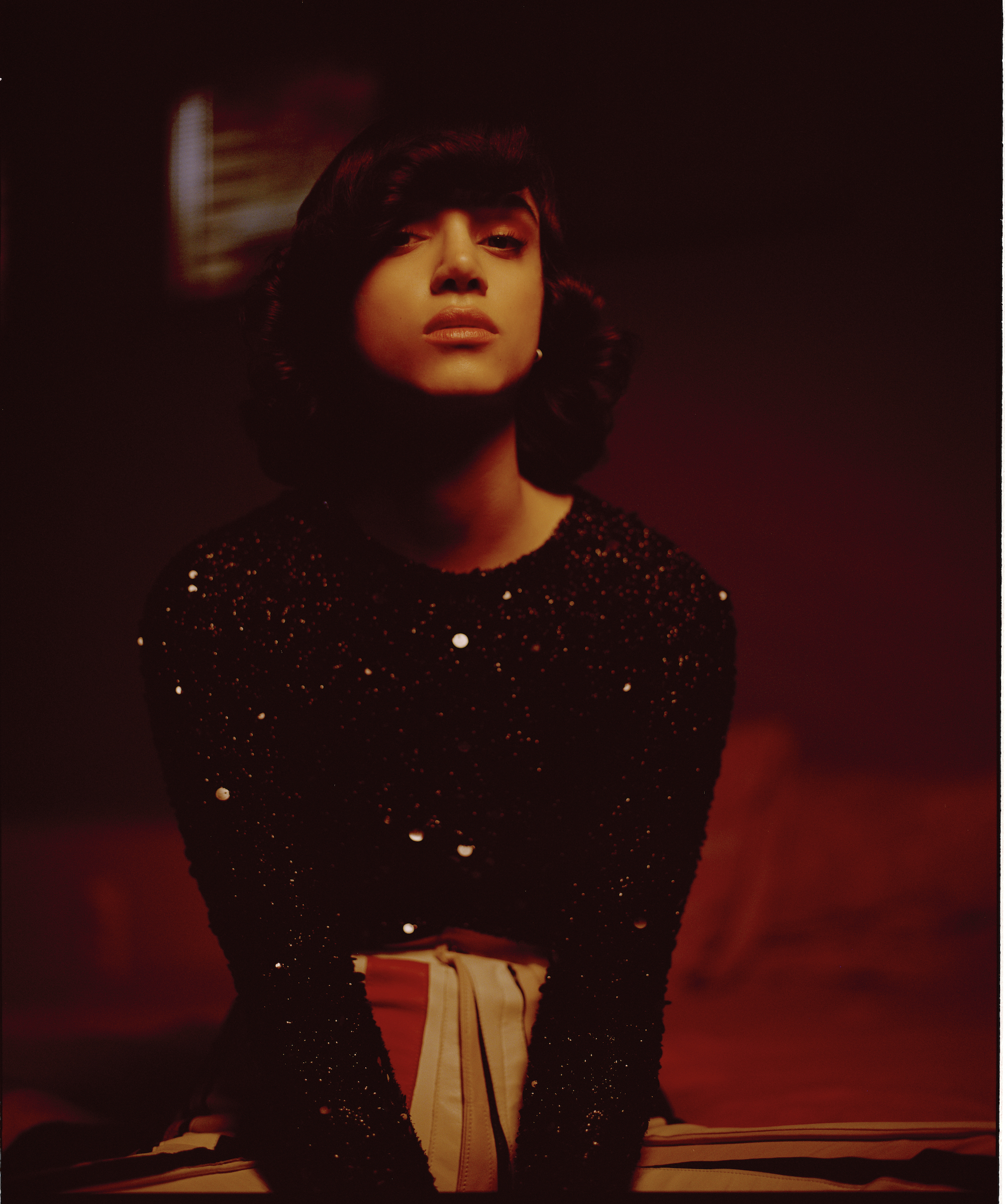 Just kids fashion editorial sequin top