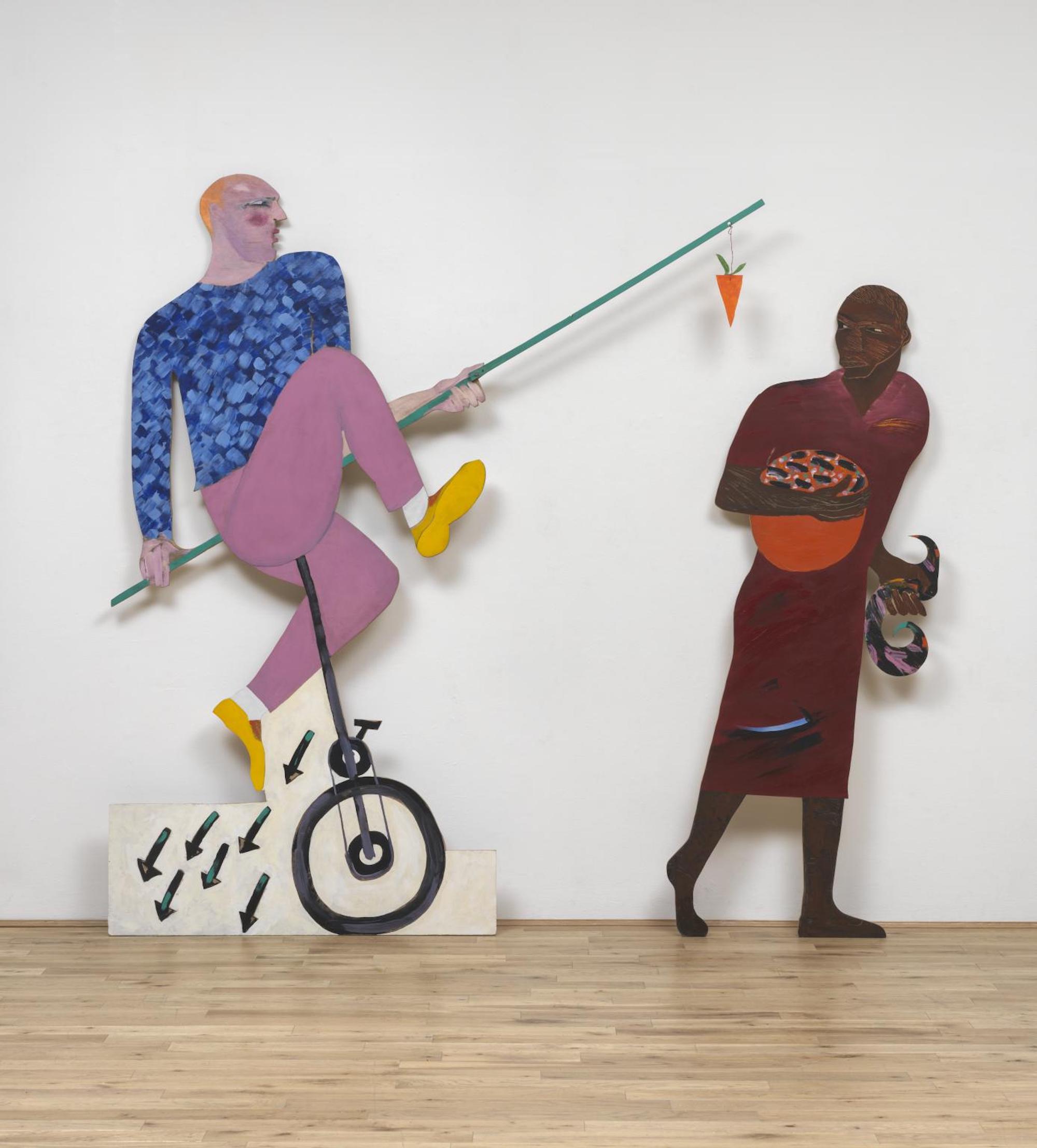 The Carrot Piece 1985 by Lubaina Himid born 1954
