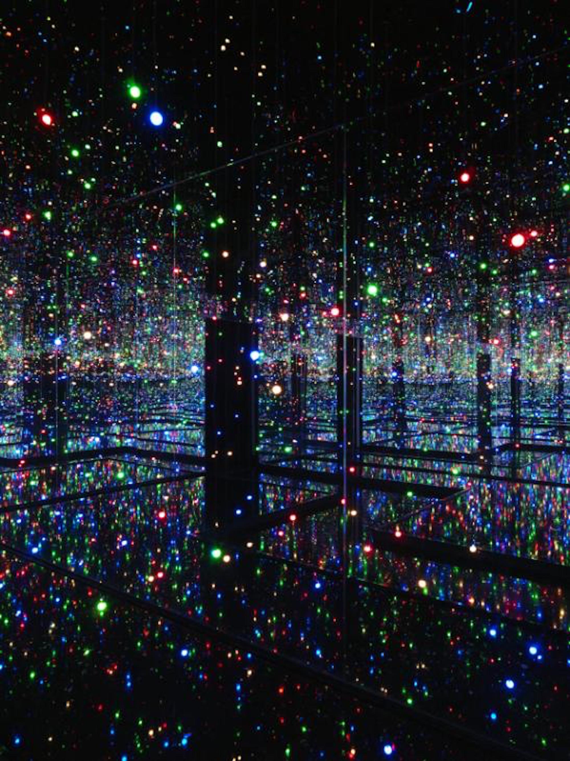 Infinity Mirrored Room - Filled with the Brilliance of Life 2011/2017 by Yayoi Kusama born 1929.