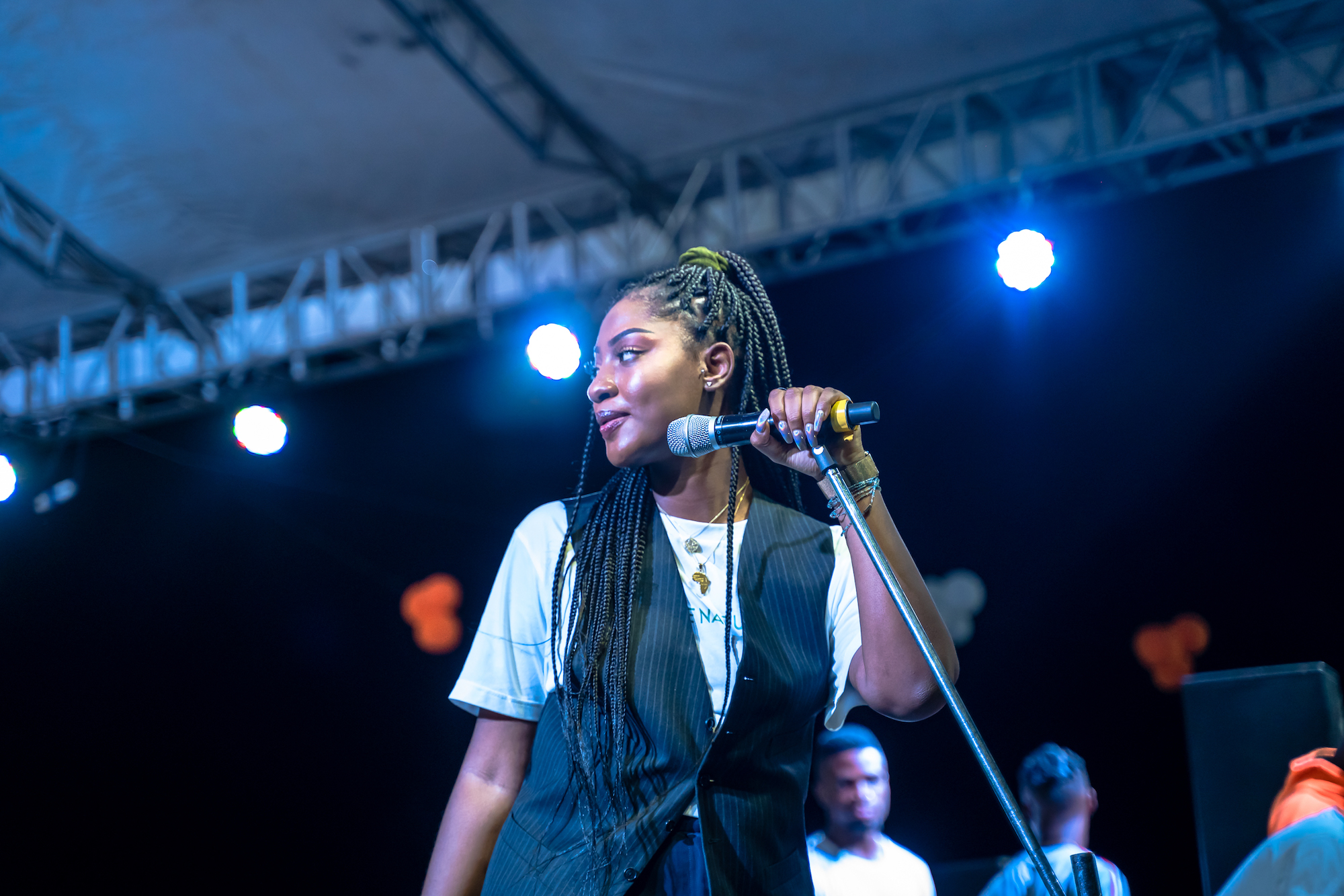 Gidi Culture Festival in Lagos singer crowd