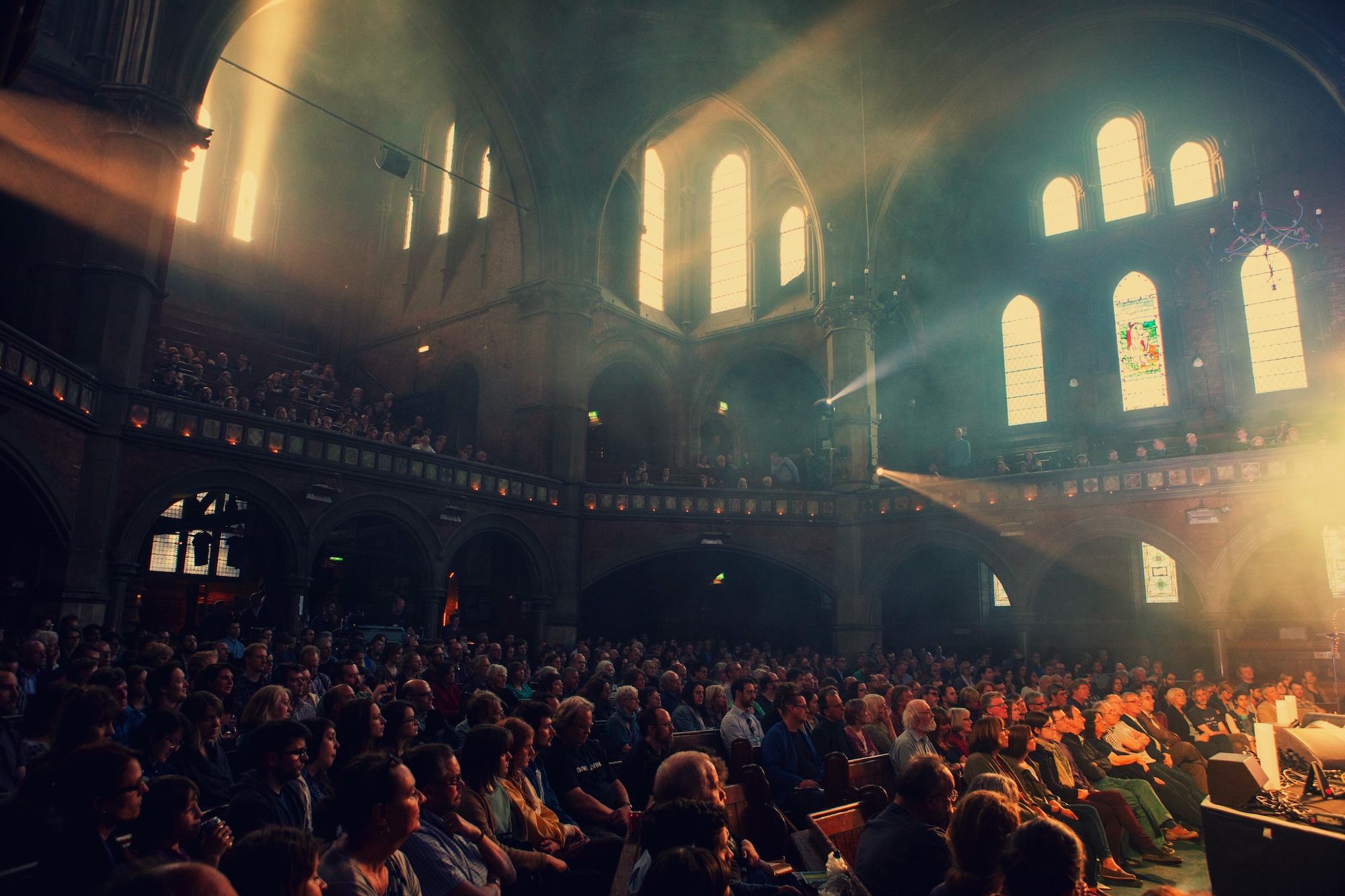 Union Chapel review at dusk