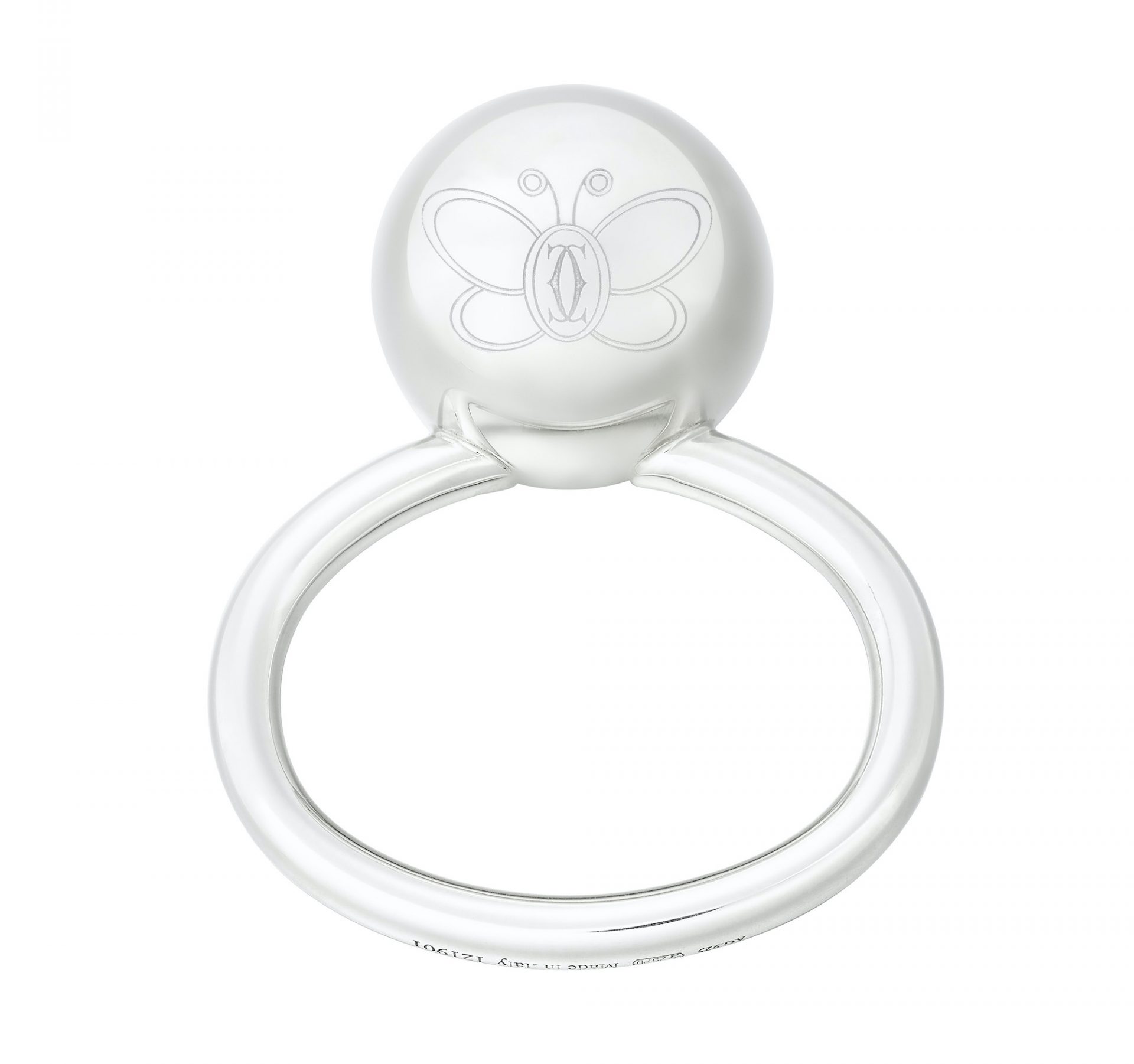 Cartier Baby rattle sliver Wonderland