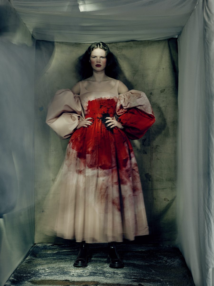 Anemones Take Centre Stage For McQueen's AW21 Collection