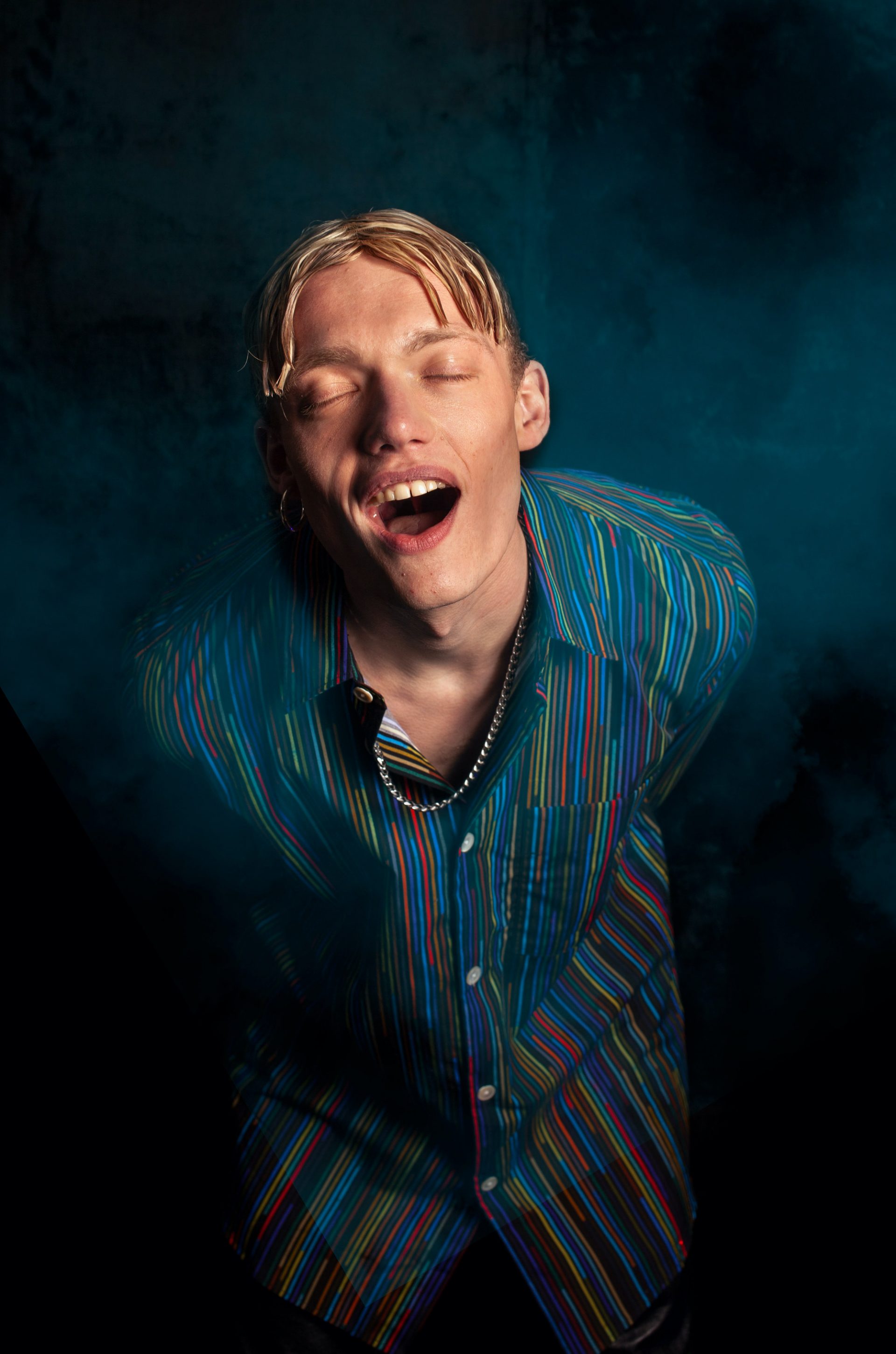 Jojo Macari wearing PAUL SMITH – Wonderland