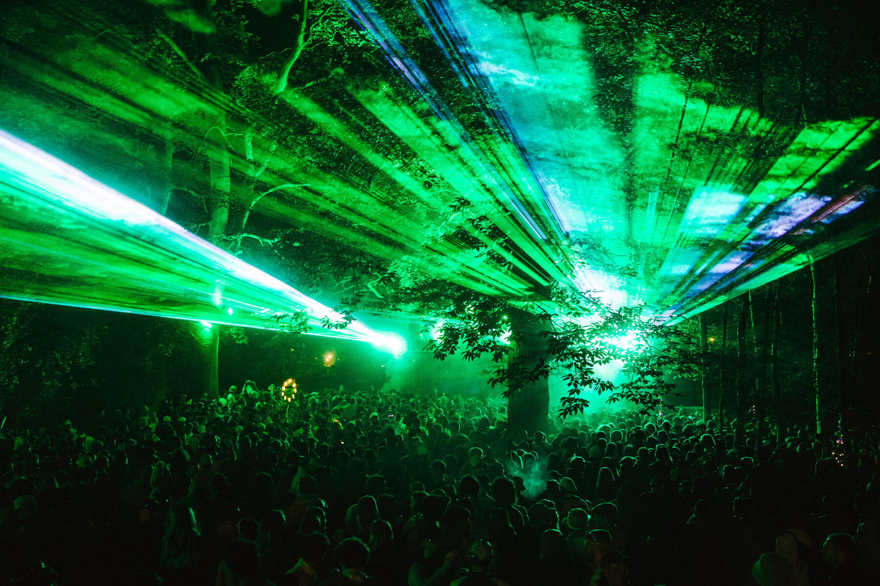 Lasers, Techno and Sound Baths:  A Trip to Houghton Festival