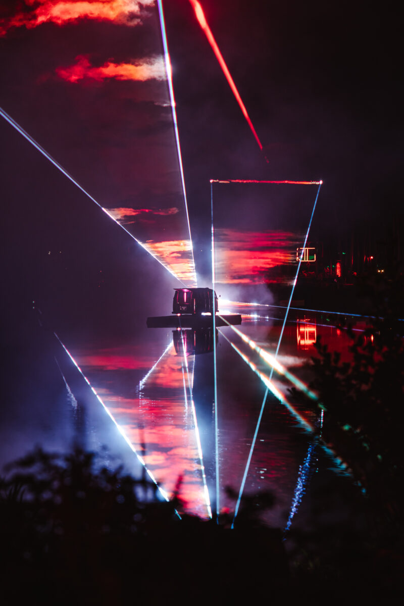 Lasers, Techno and Sound Baths:  A Trip to Houghton Festival