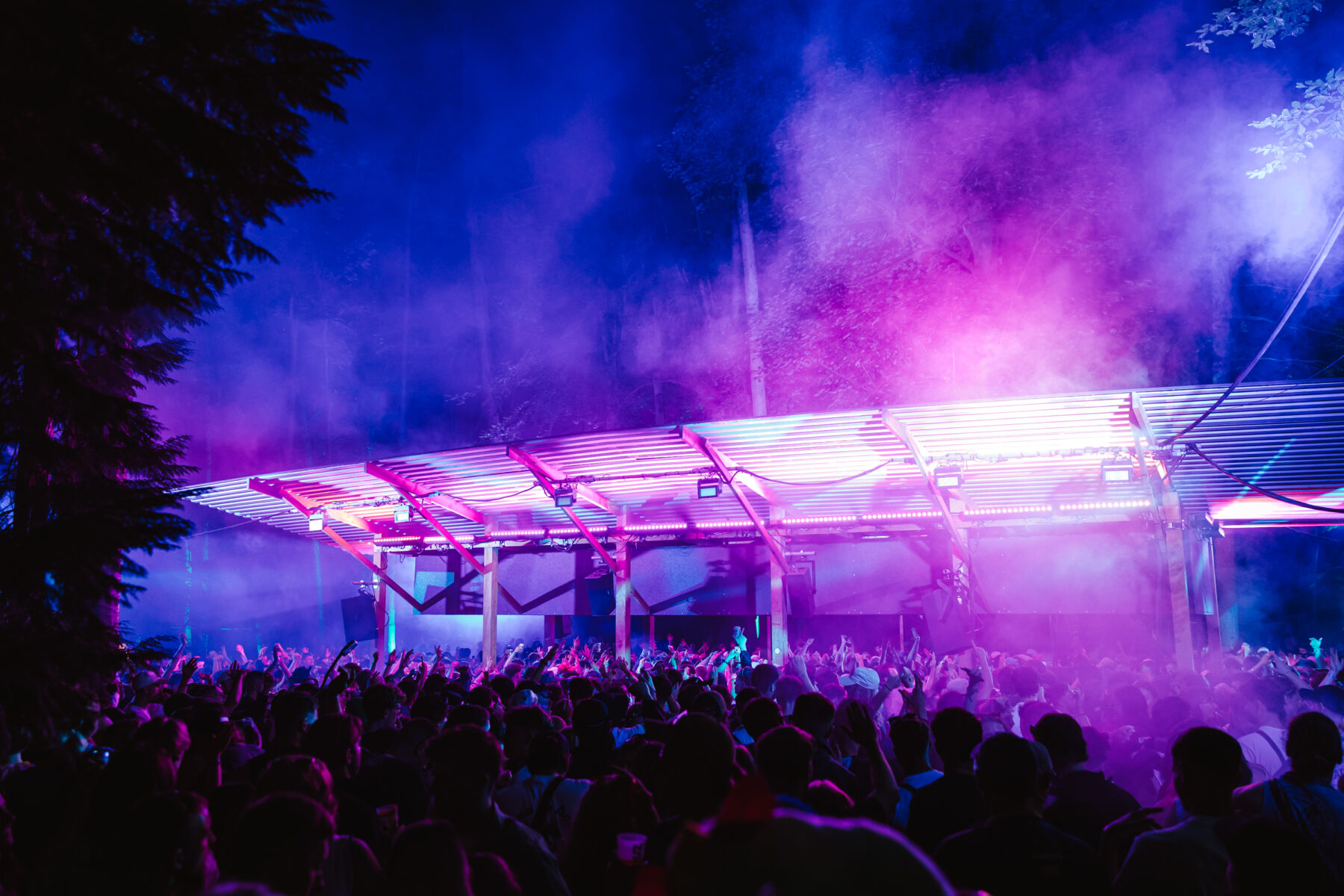 Lasers, Techno and Sound Baths:  A Trip to Houghton Festival