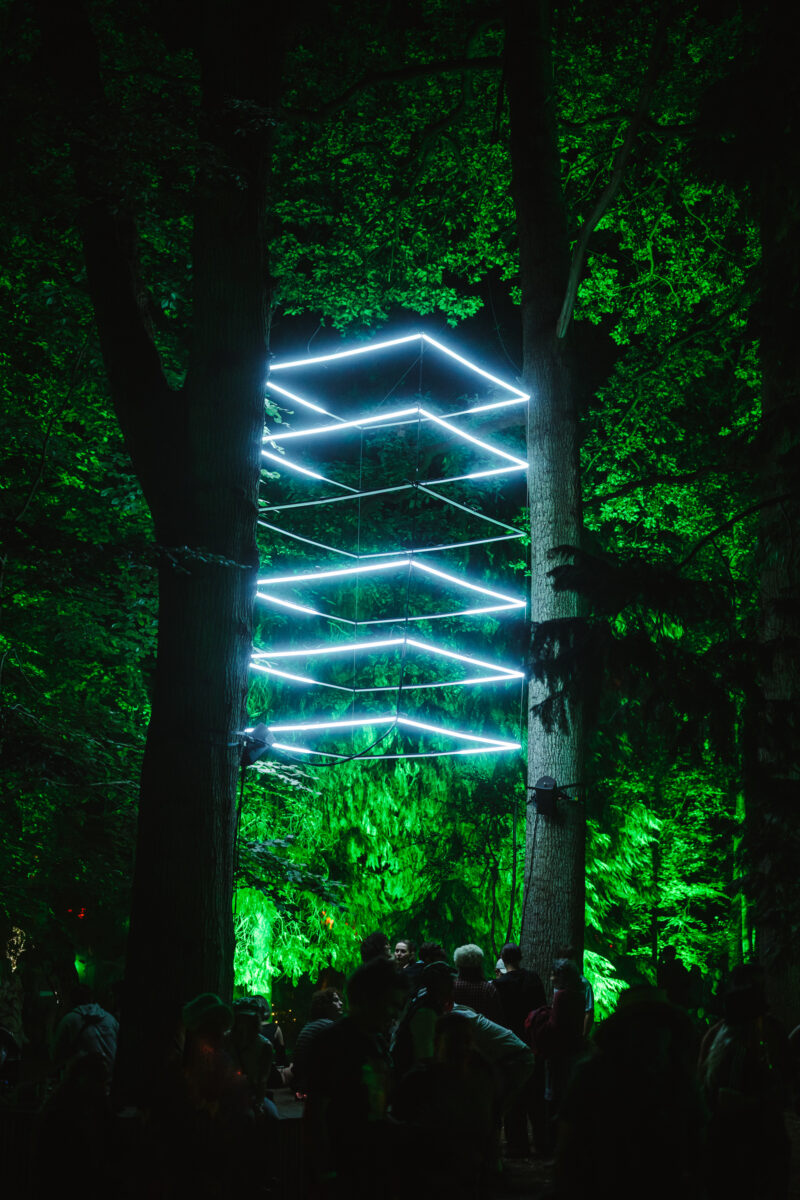 Lasers, Techno and Sound Baths:  A Trip to Houghton Festival