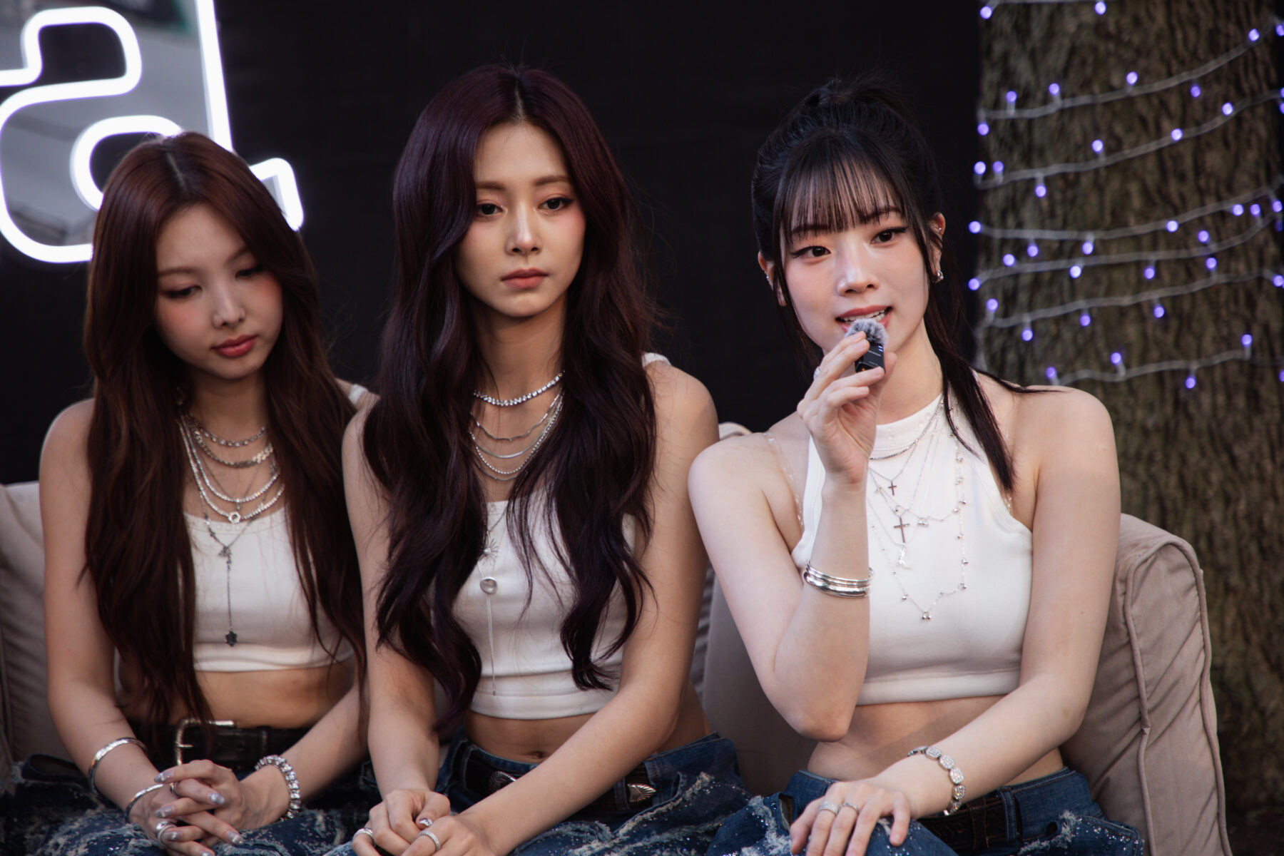 Backstage at Lollapalooza with TWICE