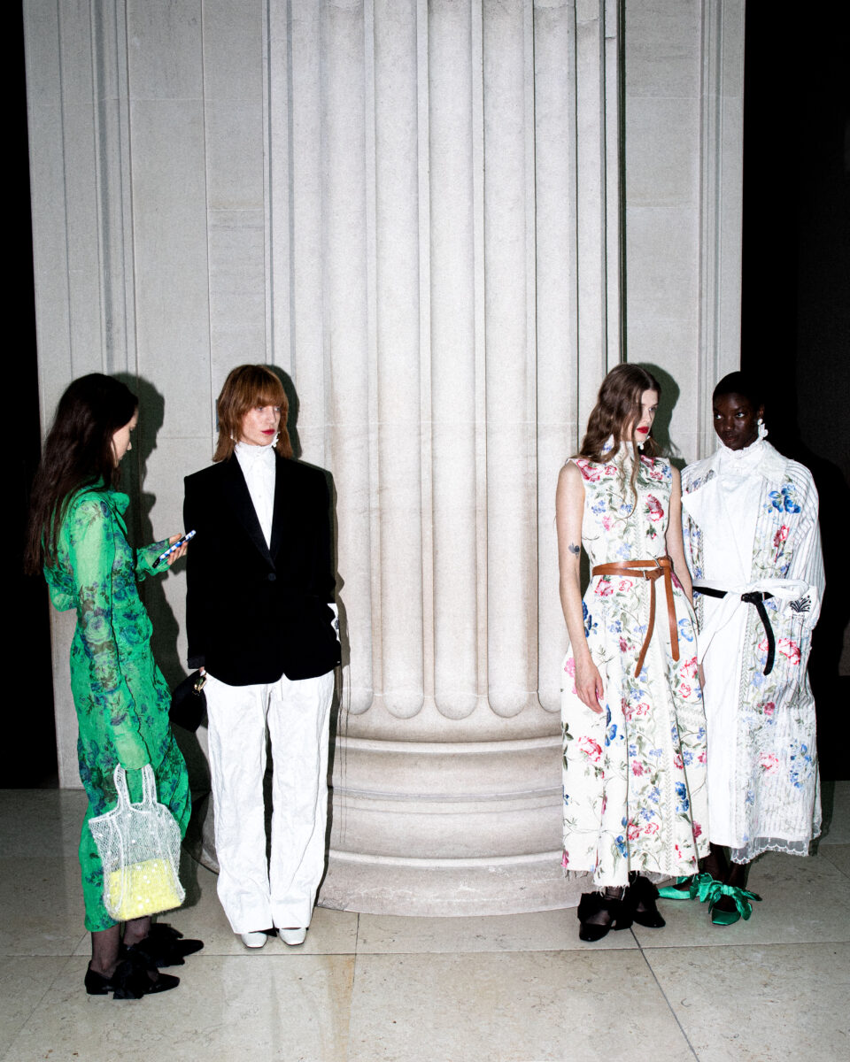 Fara Homidi’s lived-in beauty for Erdem at LFW is a midnight summer’s dream
