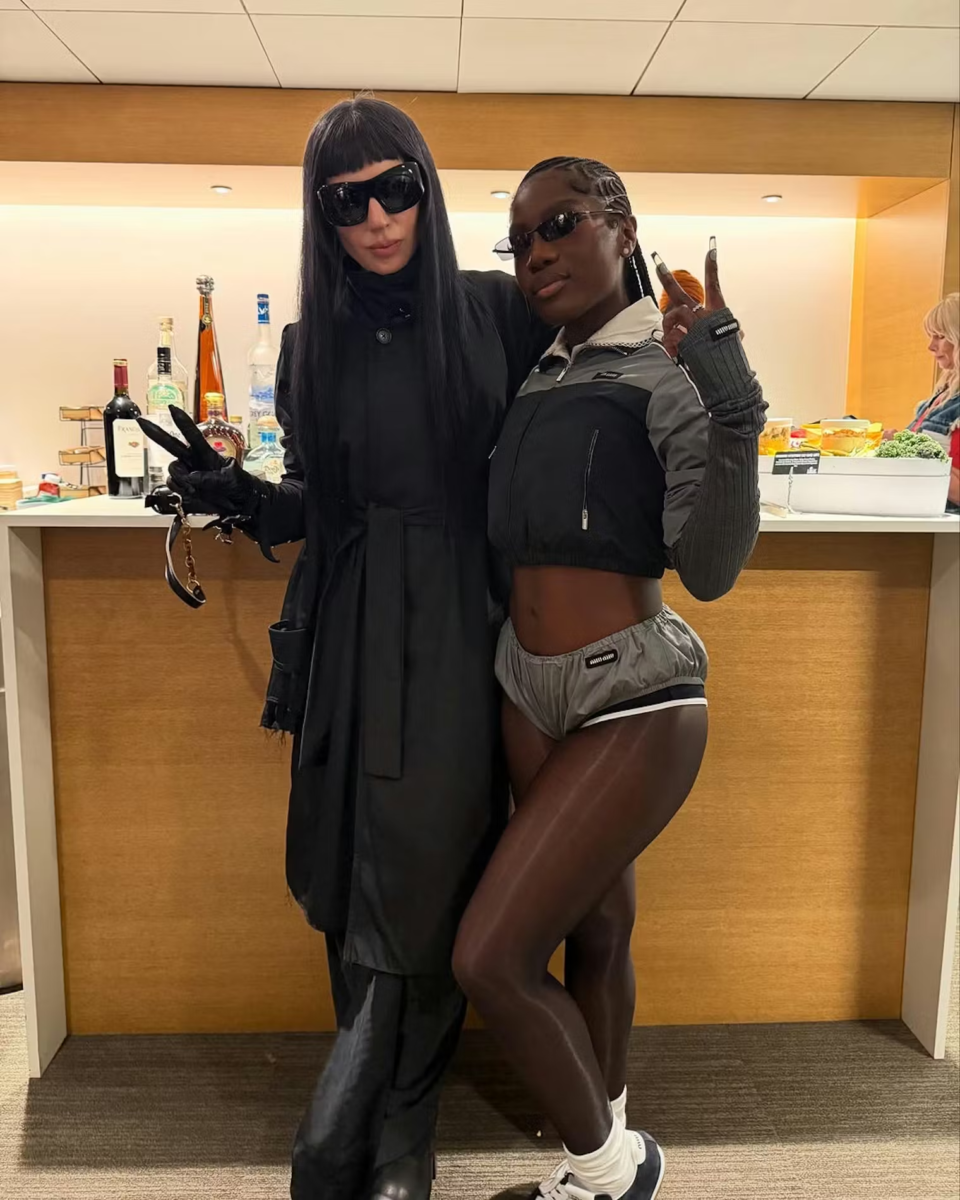 Pose! Lady Gaga and Doechii turn the dancefloor into a runway