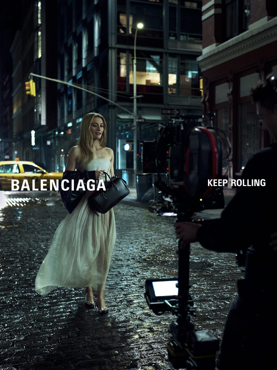 Sarah Pidgeon Takes a Bite Out of the Big Apple in Balenciaga