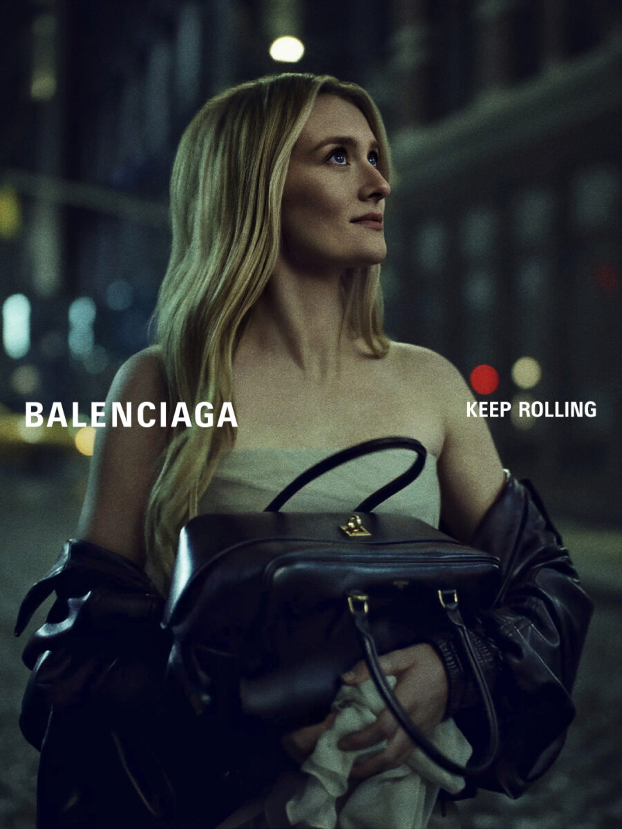 Sarah Pidgeon Takes a Bite Out of the Big Apple in Balenciaga