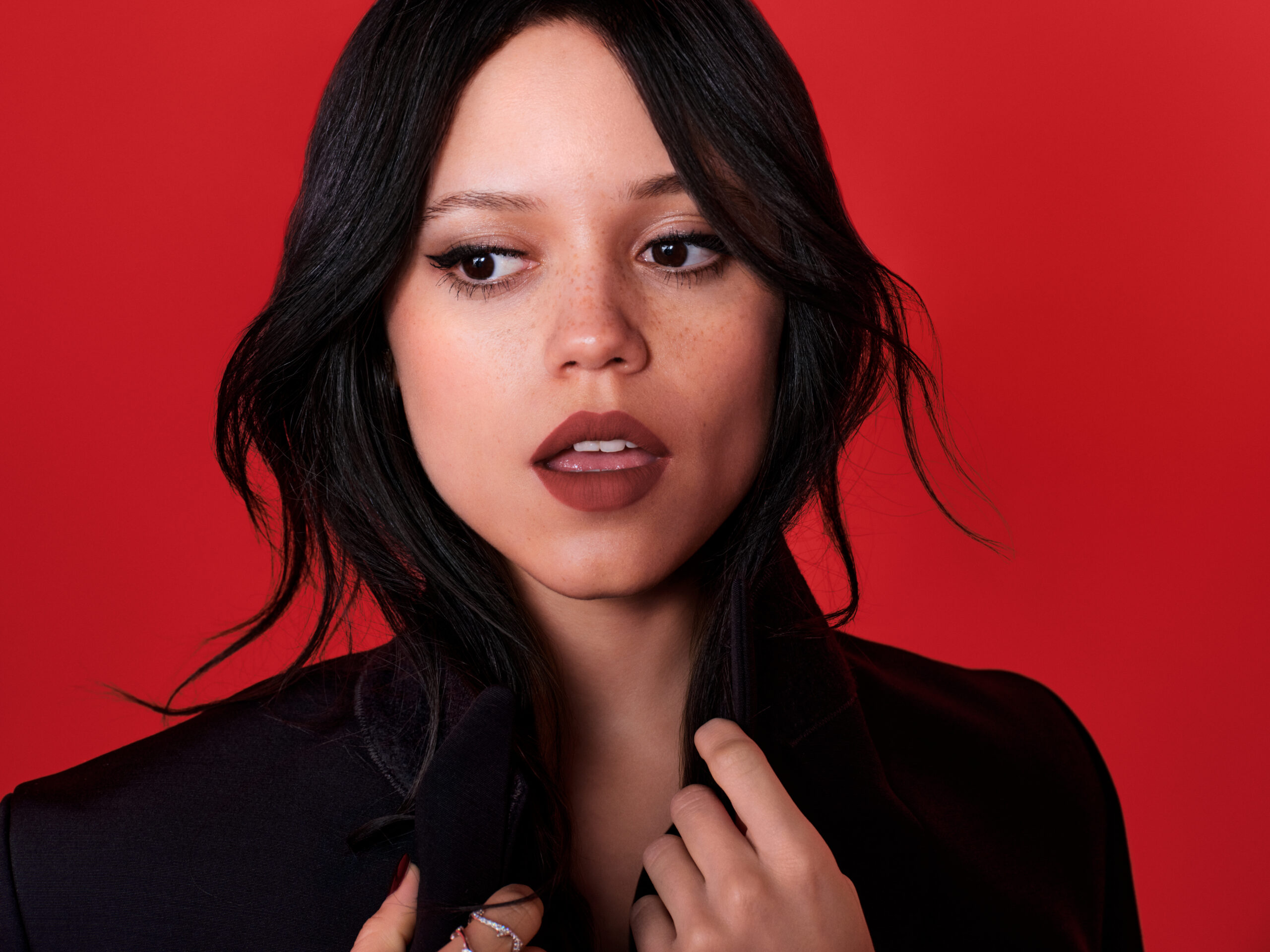 Jenna Ortega on lipstick, Bjork and carpentry